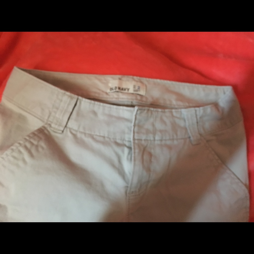 All navy. Women's khakis. Size 2.